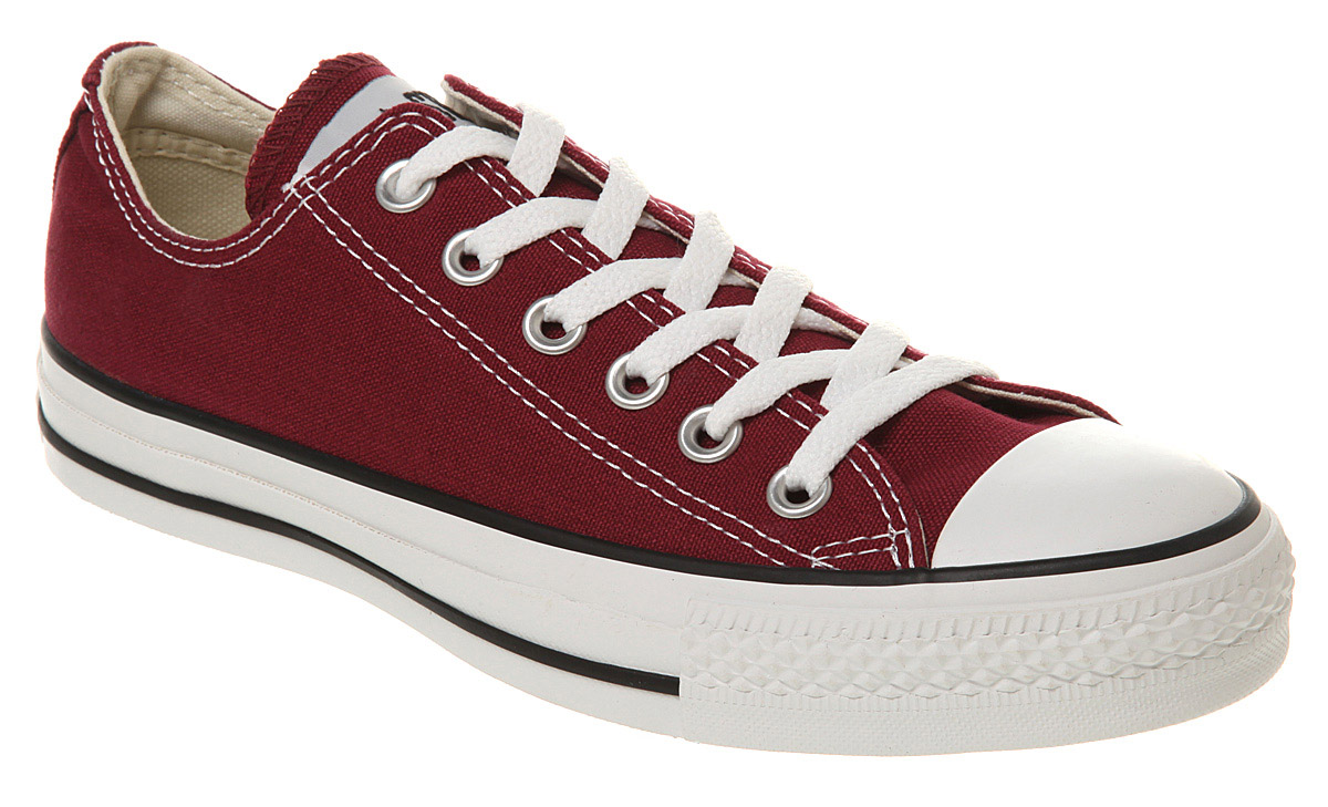 converse maroon low